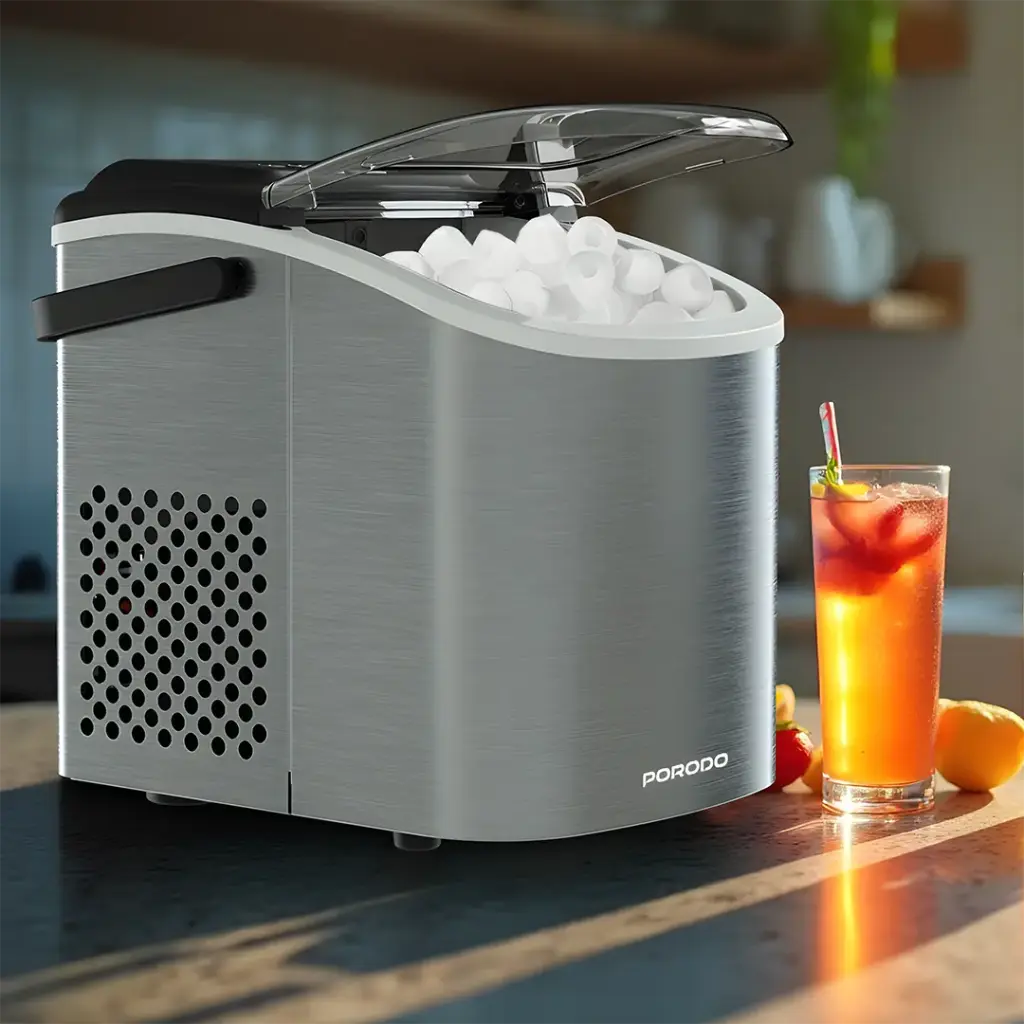 Porodo Lifestyle Instant Bullet Ice Maker - Silver