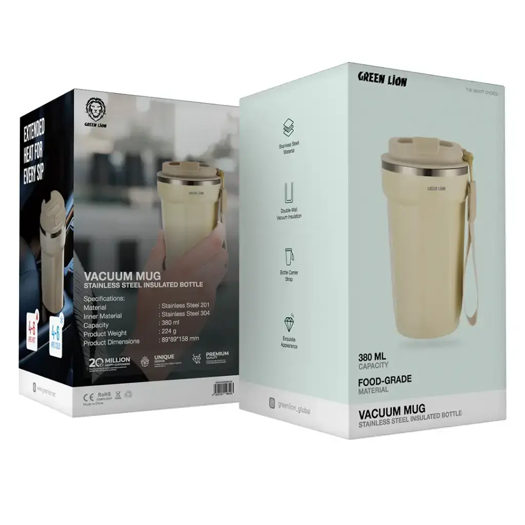 Green Lion Vaccum Mug Stainless Steel Insulated Bottle2.webp