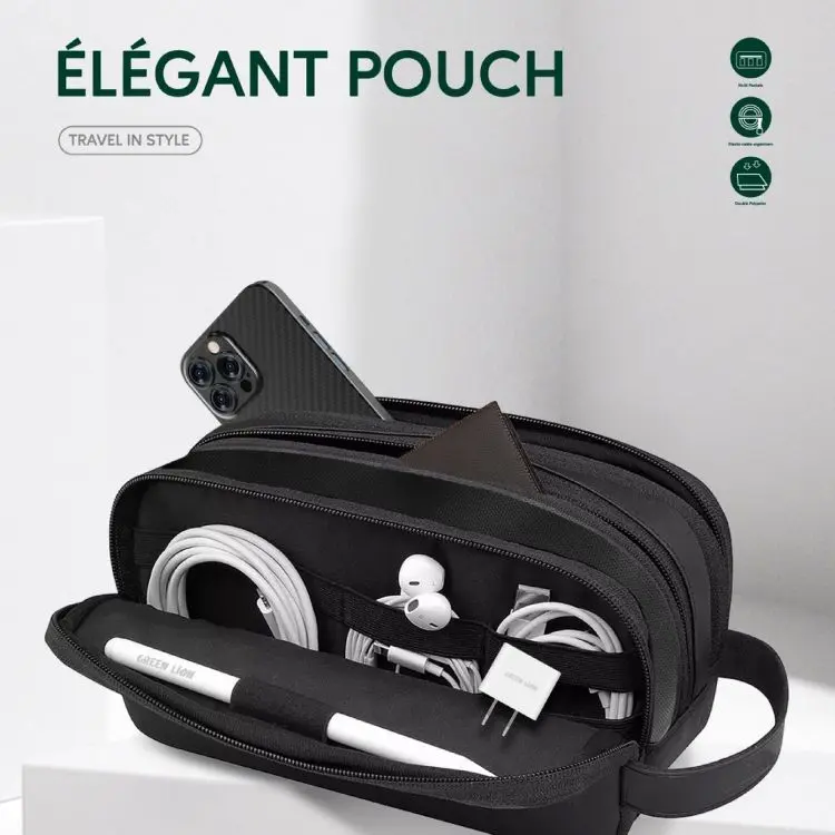 Green Lion Elegant Pouch Easy for Carrying Suitable for Outdoor Business Office School.webp