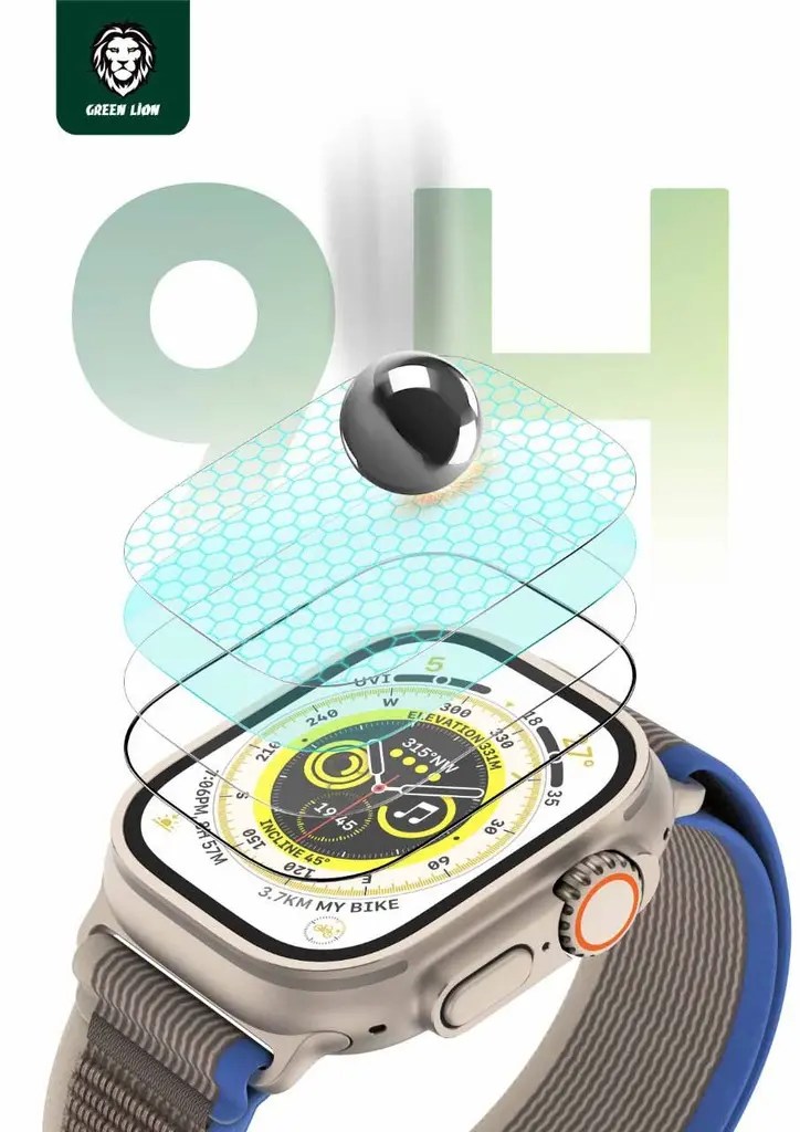 Green Lion Ultra HD Plus Glass-Apple Watch 49mm-Clear (2).webp