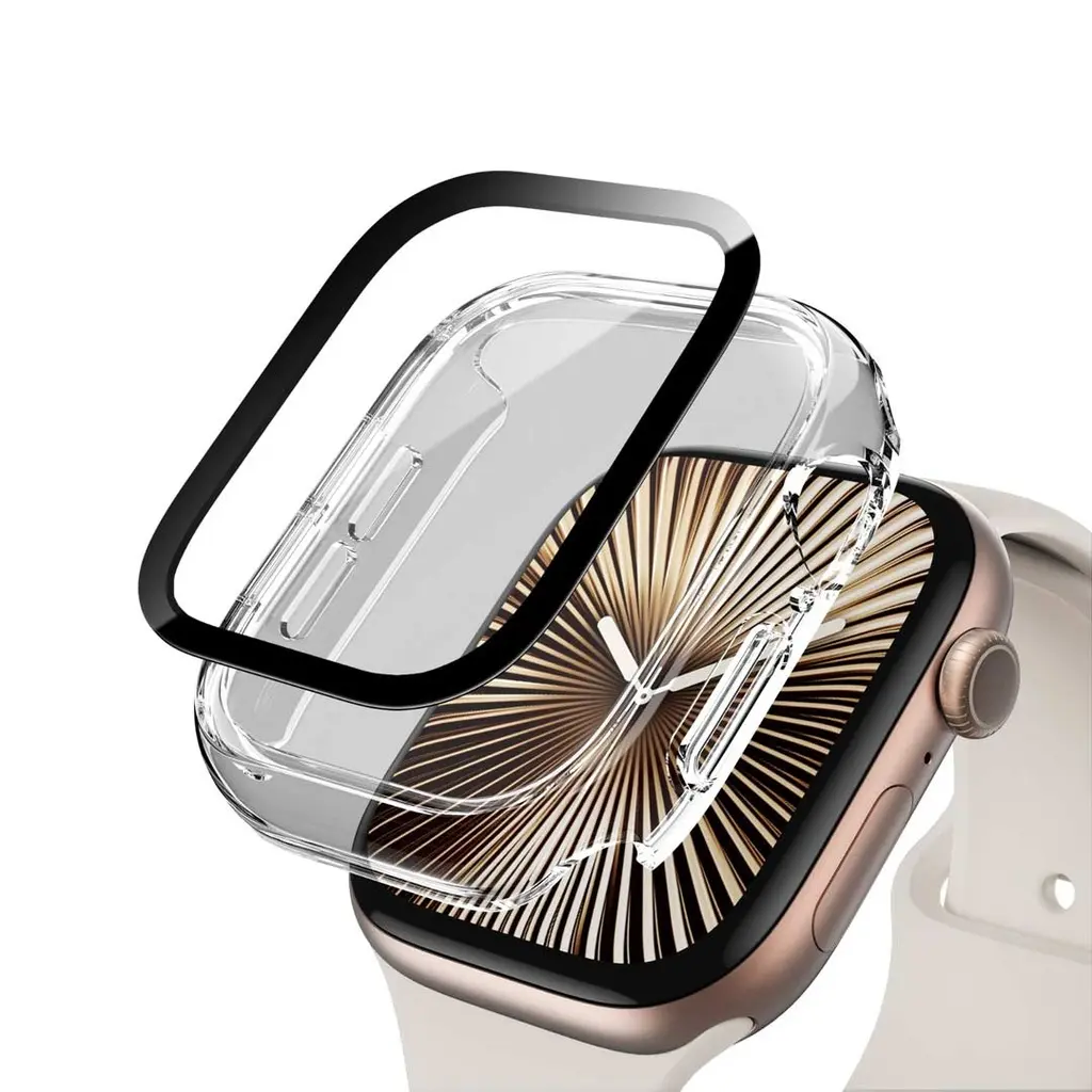 Green Lion Guard Plus PC Case for Apple Watch - Clear.webp