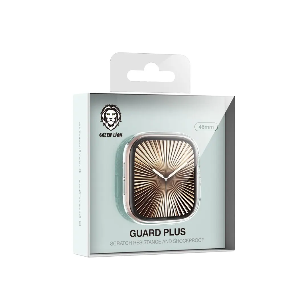 Green Lion Guard Plus PC Case for Apple Watch - Clear (1).webp