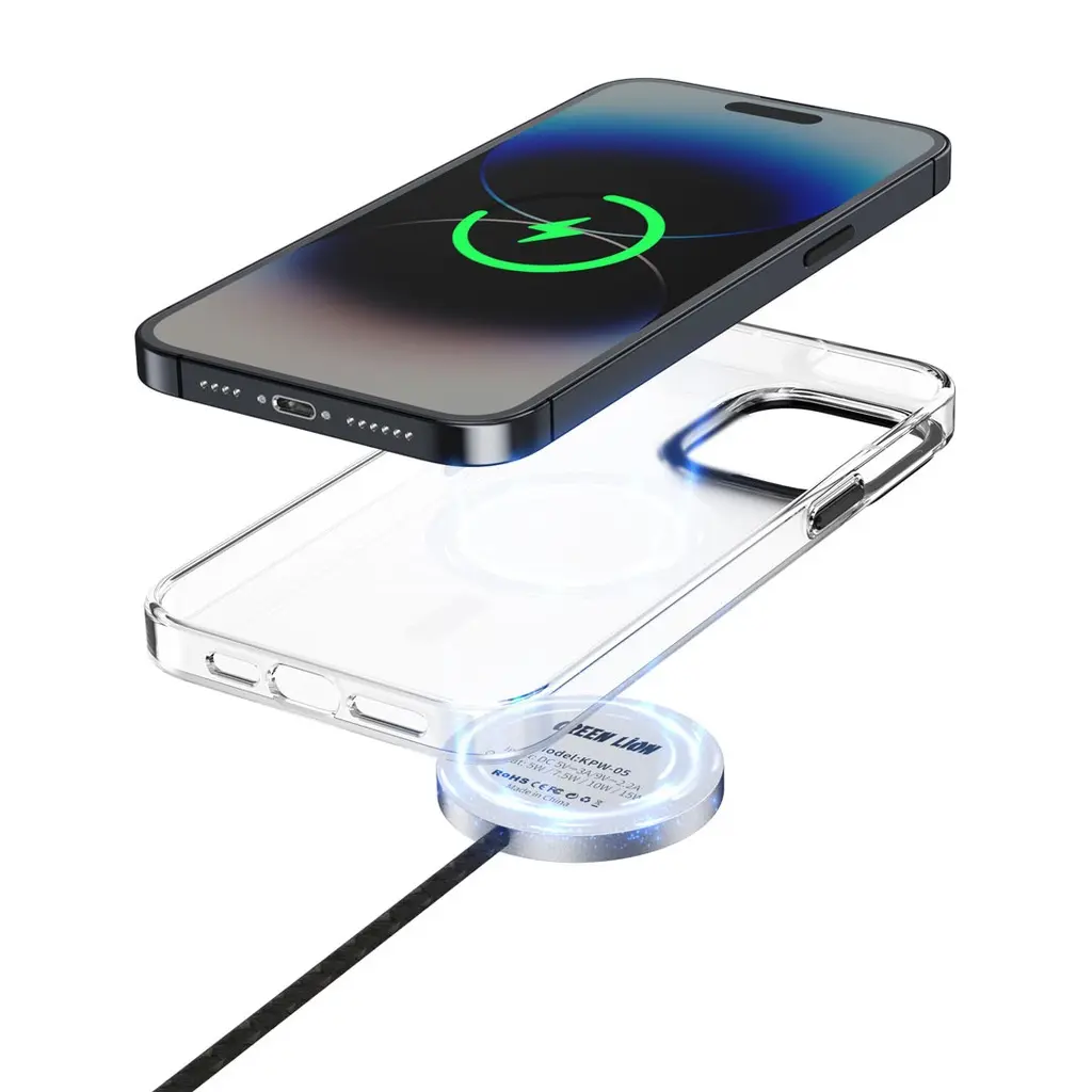 Green Lion Matte MagSafe （Metal Camera Ring and Metal Button）iPhone15Pro - Pro Max (2).webp