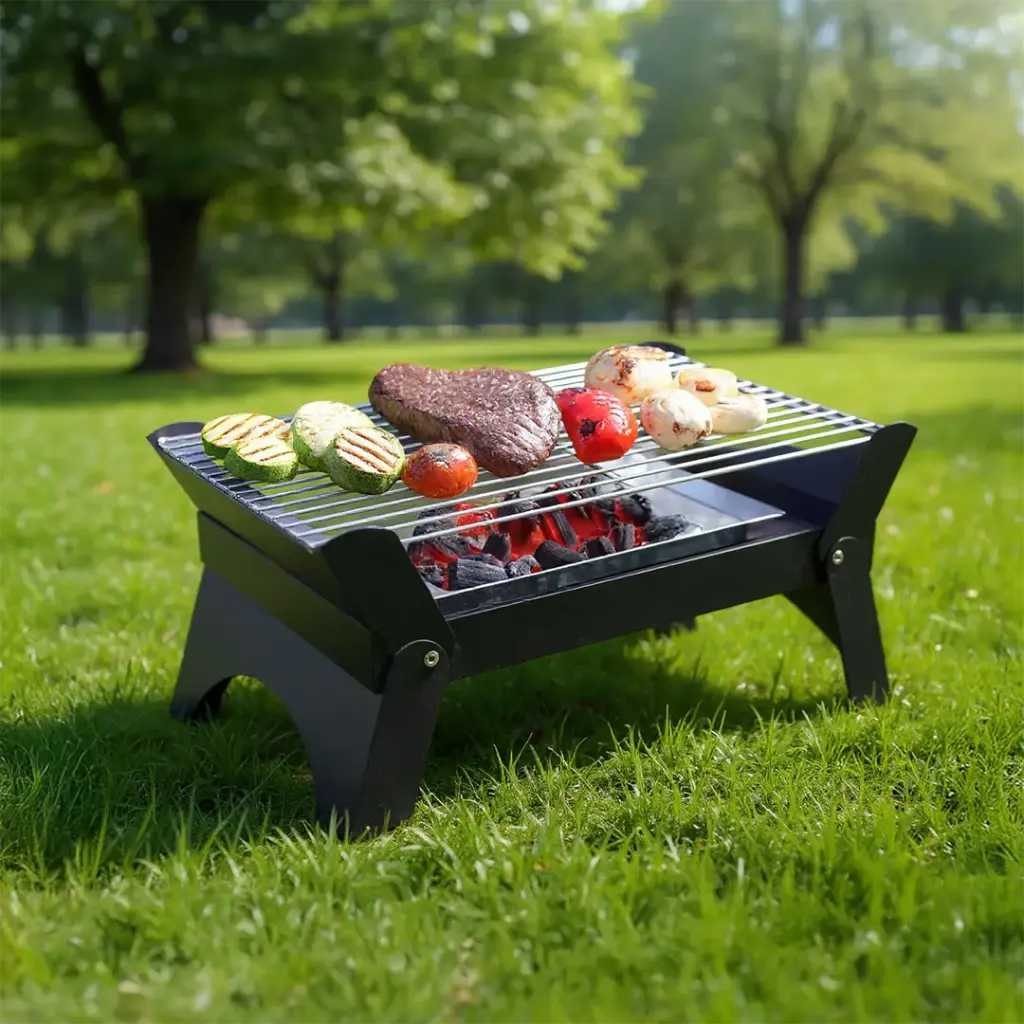 Green Lion Qudra Foldable BBQ Grill - Black3.webp