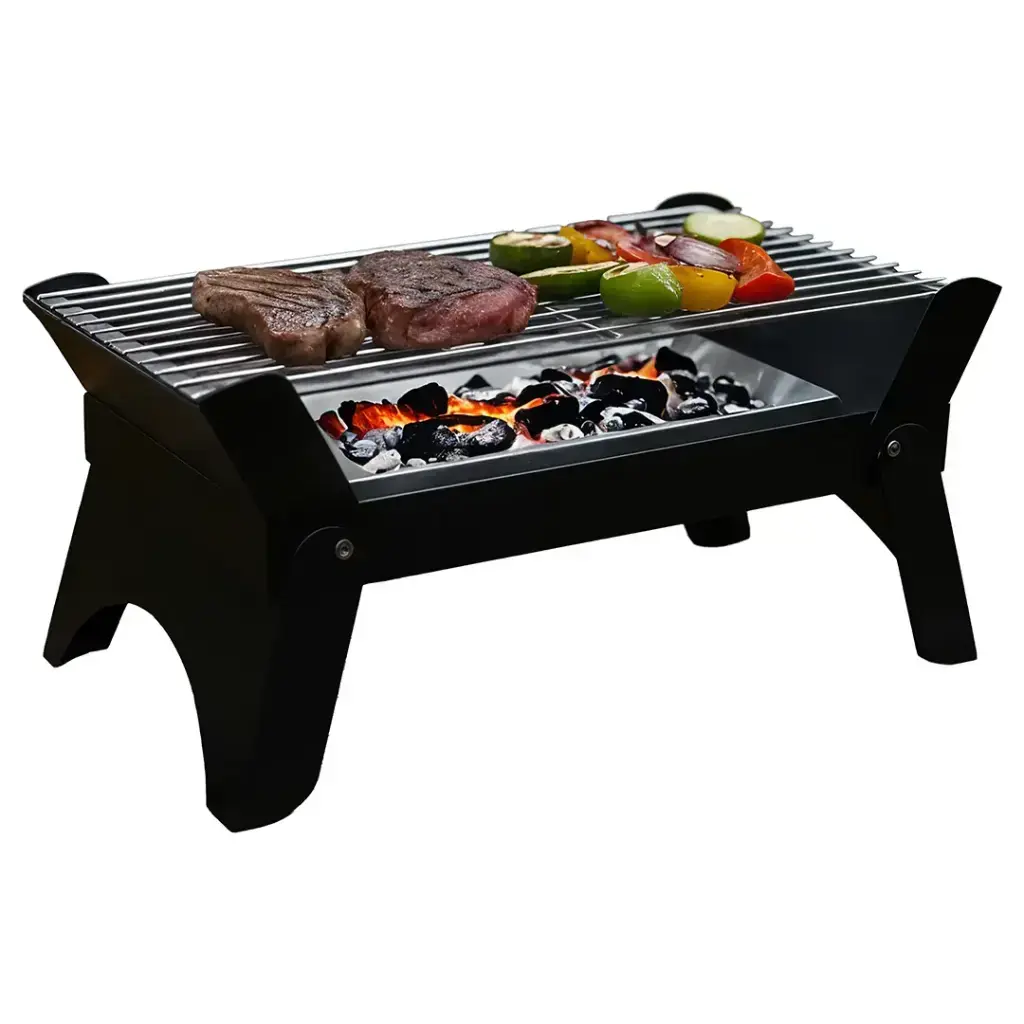 Green Lion Qudra Foldable BBQ Grill - Black1.webp