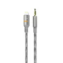 [PDCBL0029GYL] Porodo AUX to Lightning & USB-C LED Light Cable - Gray (Lightning).webp