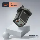 Porodo Dual-Port _ Digital Display Quick Charger (with C to C - C to L Cable) - Black (2).webp