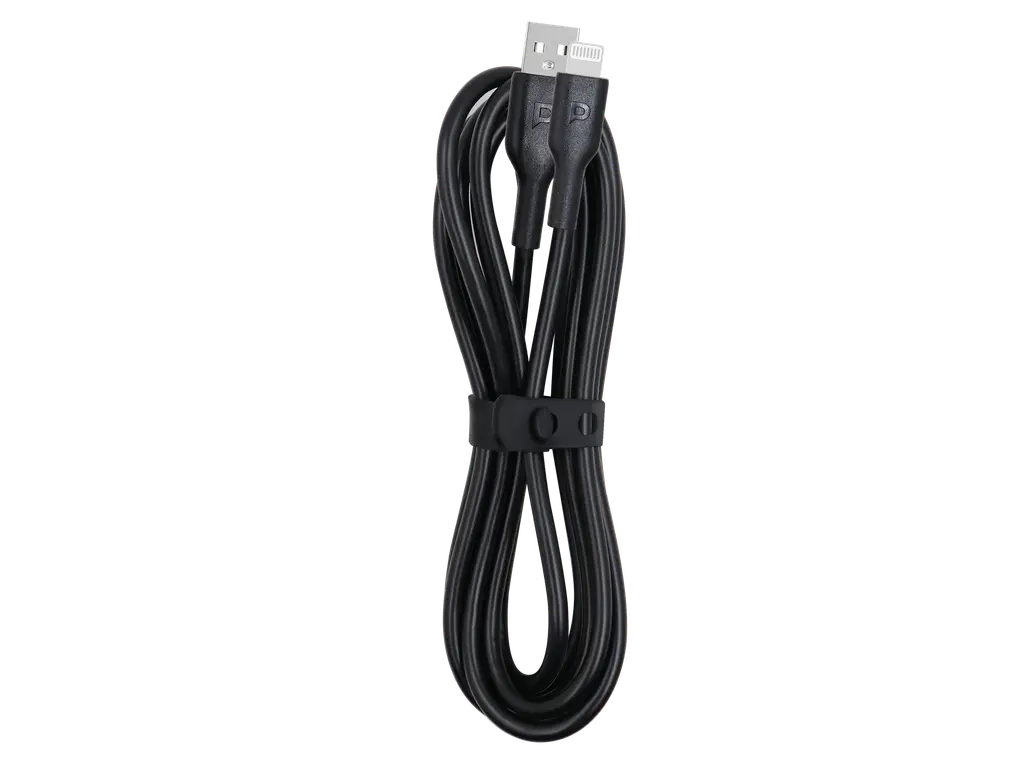 Powerology Cables And Chargers USB-A Lightning MFI Approved Connector Black [PWATL1M-BK].webp