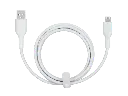 Powerology Cables And Chargers USB-A Lightning Universal Compatibility White [PWATL1M-WH].webp