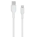 [PWATL1M-WH] Powerology PVC Mfi Cable USB-A to Lightning 1.2M (White).webp