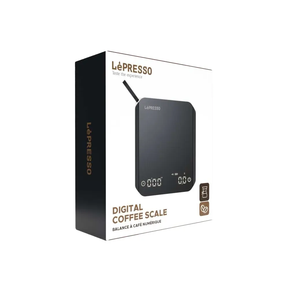 LePresso Digital Coffee Scale - Black.webp