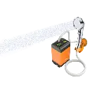 Porodo Lifestyle Portable Electric Shower Pump - Orange.webp