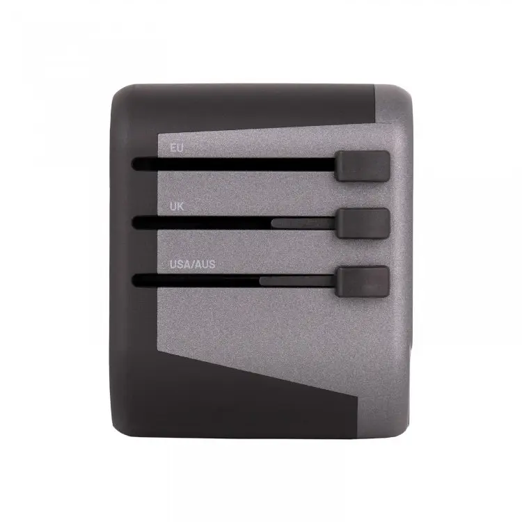 Porodo Universal Travel Charger 2.4A Dual Fuse Ac Output International Plugs (1).webp