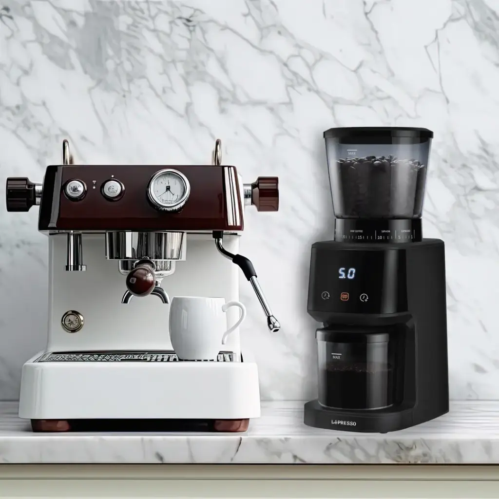 Lepresso Conical Burr Grinder - Black (5).webp