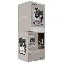 Lepresso Viventé Semi-Automatic Dual Boiler Coffee Machine with Touch Display - Silver.webp