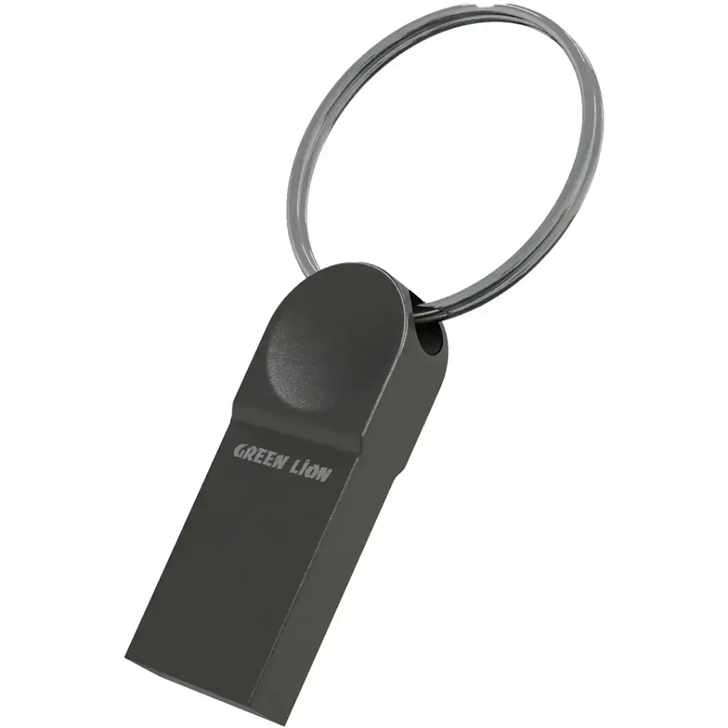 [GNCLFD16GBGY] Green Lion Clix USB 3.0 Flash Drive - Gray (Flash Drive with 16GB Storage).webp