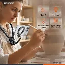 Porodo Stance Neck-Mounted Phone Holder with Hands Free Chest Tripod - Black5.webp