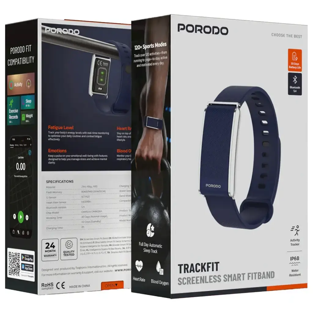 Porodo Trackfit Smart Fitness Band.webp