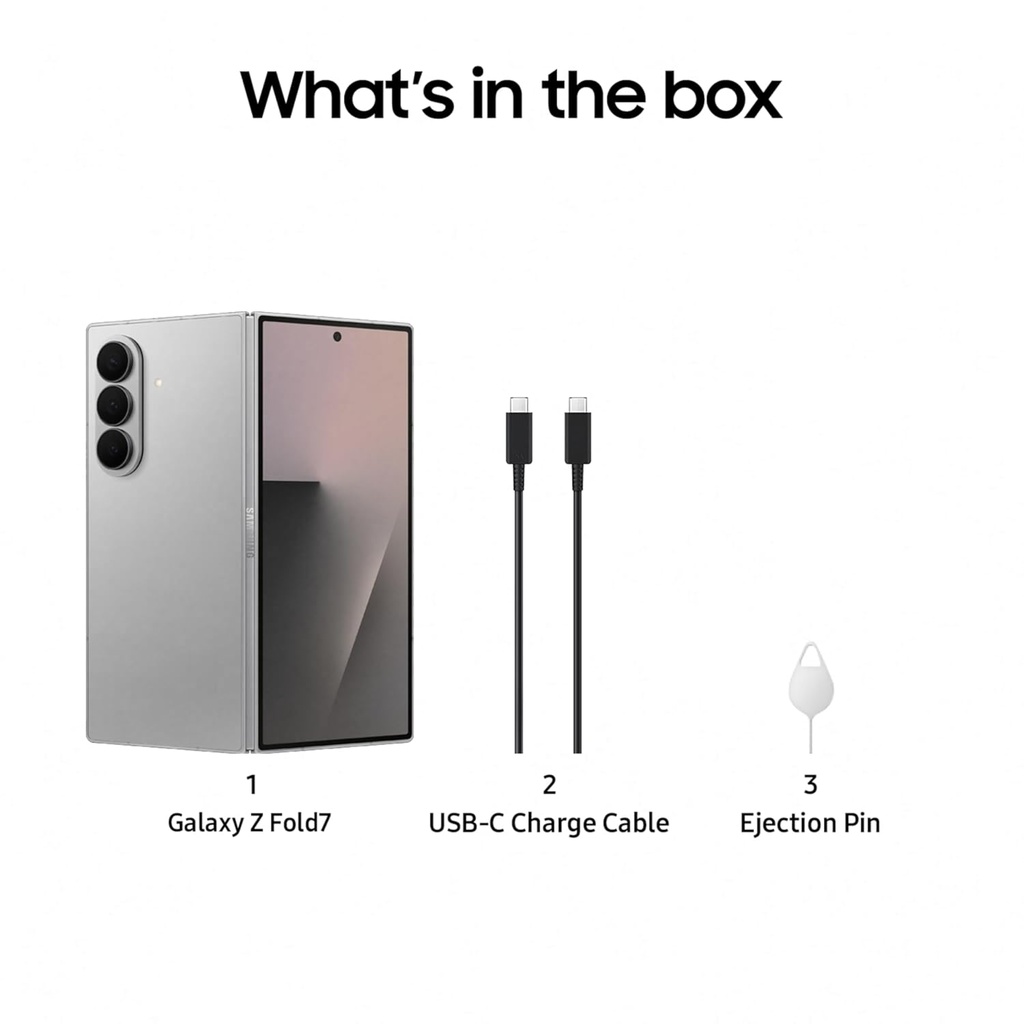 Samsung Galaxy Z Fold7 5G - 512GB - Silver Shadow