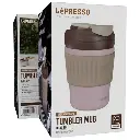 LePresso Tumbler Mug Stainless Steel with Dual-Sip, 350mL Capacity - Pink