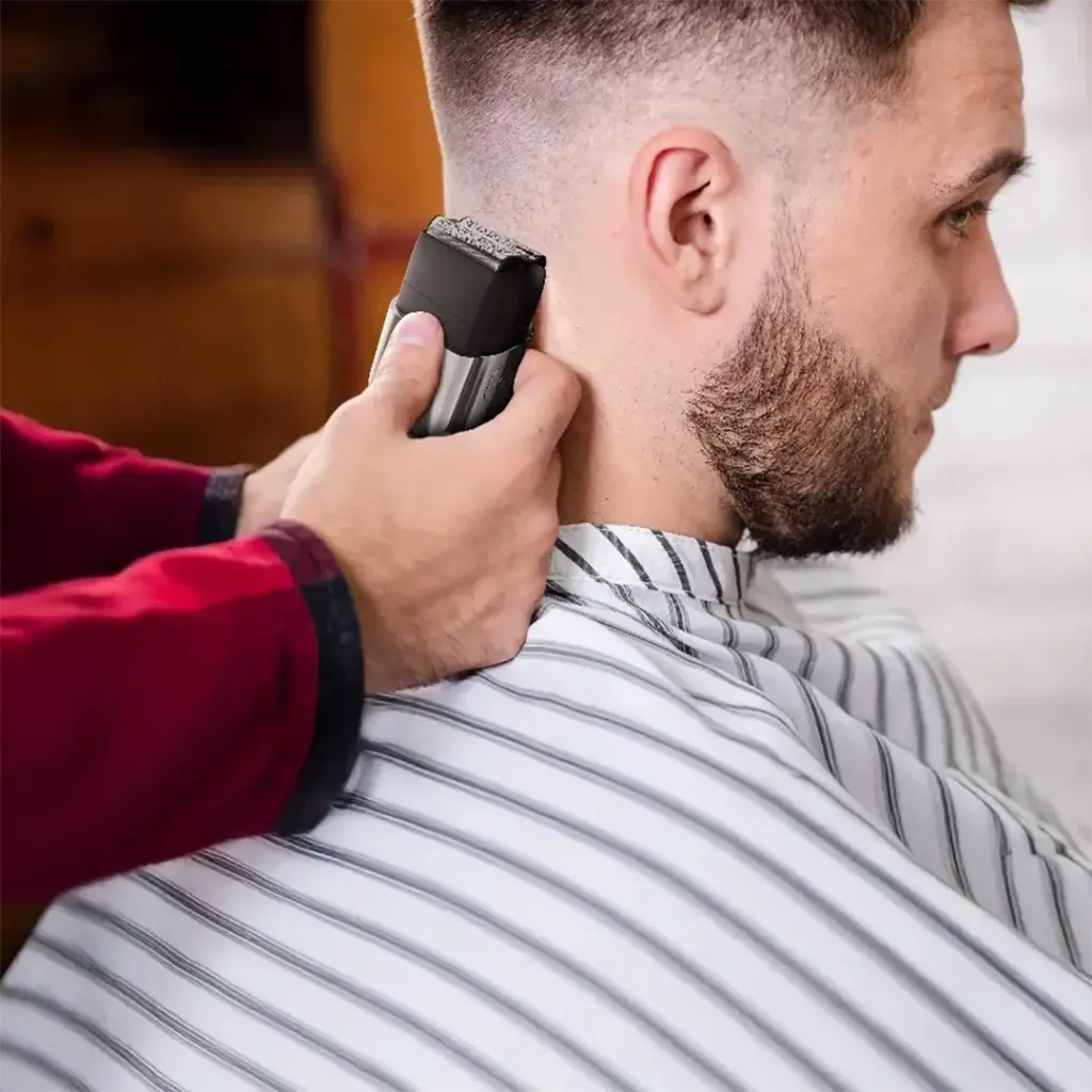 Green Lion Men's Shaver X Wet and Dry Use - Silver