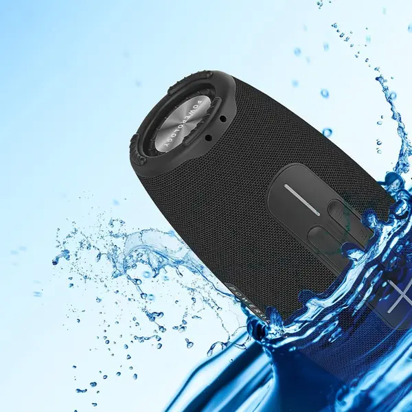 Powerology Phantom Wireless Bluetooth Speaker Black