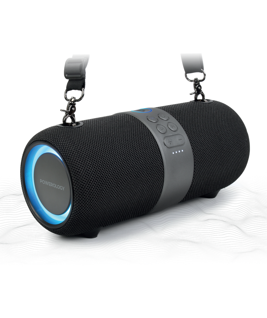 Powerology Cypher Portable Stereo Speaker Black