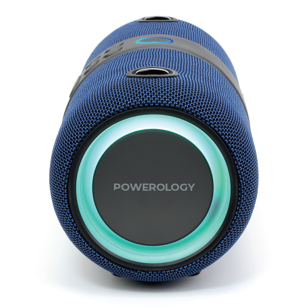 Powerology Cypher Portable Stereo Speaker Blue