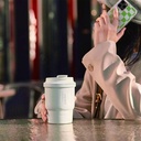 Lepresso Insulated Tumbler Hot & Cold Drinks - White