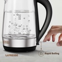 LePresso 360 Transparent Quick-Boil Glass Kettle