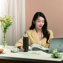 LePresso Thermal Tumbler with Infusion Filter Coffee Mug - Gray