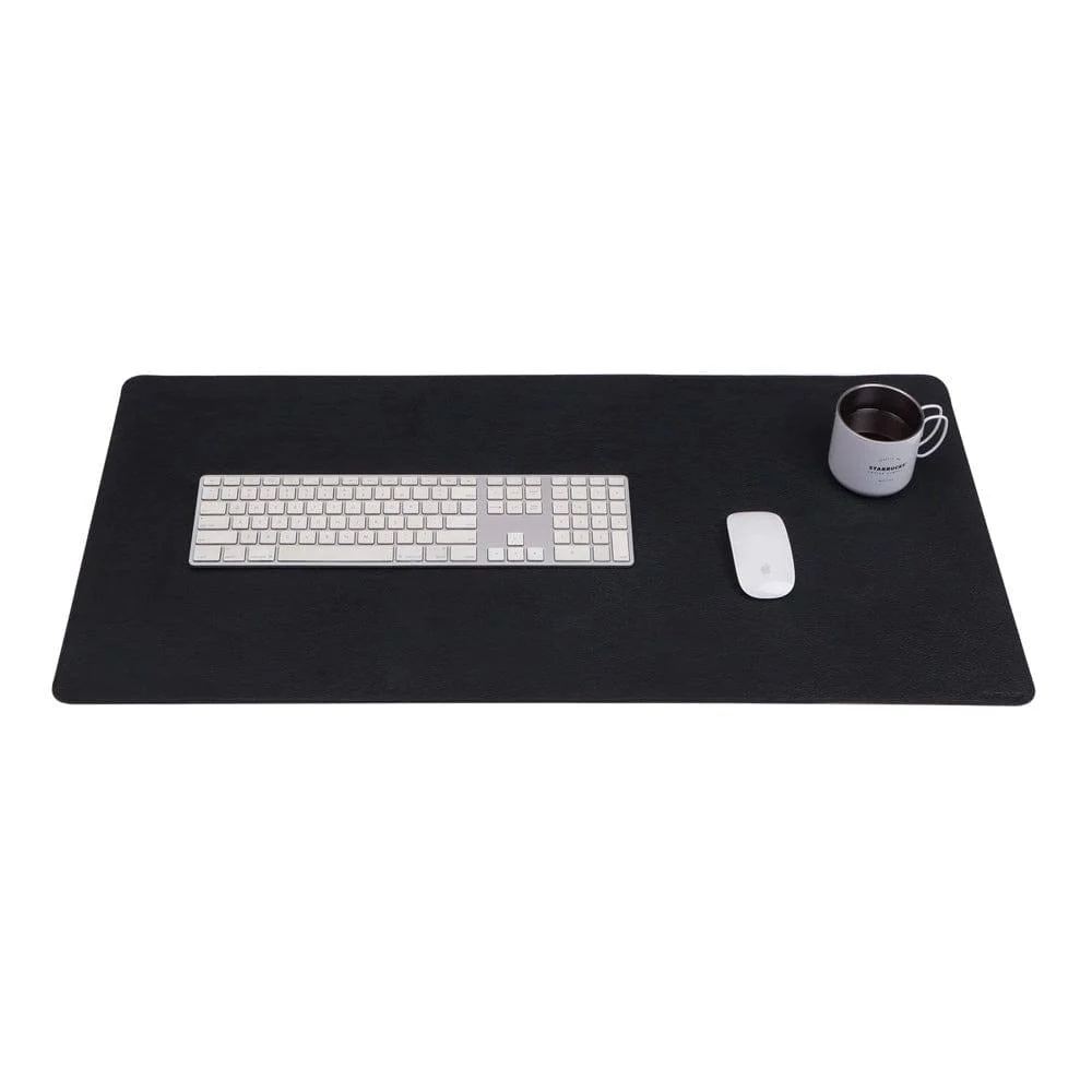 Powerology Vegan Leather Desk Pad Black