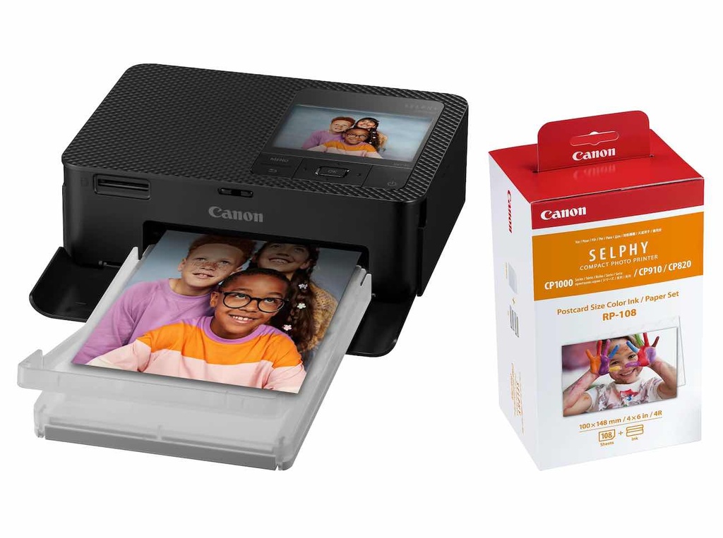 Canon Rp108 Post Card Size Color Ink / Paper Set