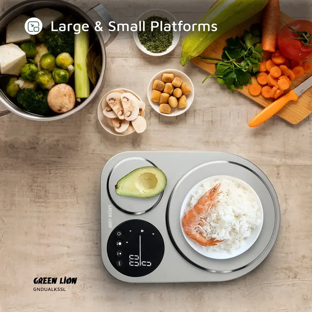 Green Lion Dual Kitchen Scale - Silver (3).webp