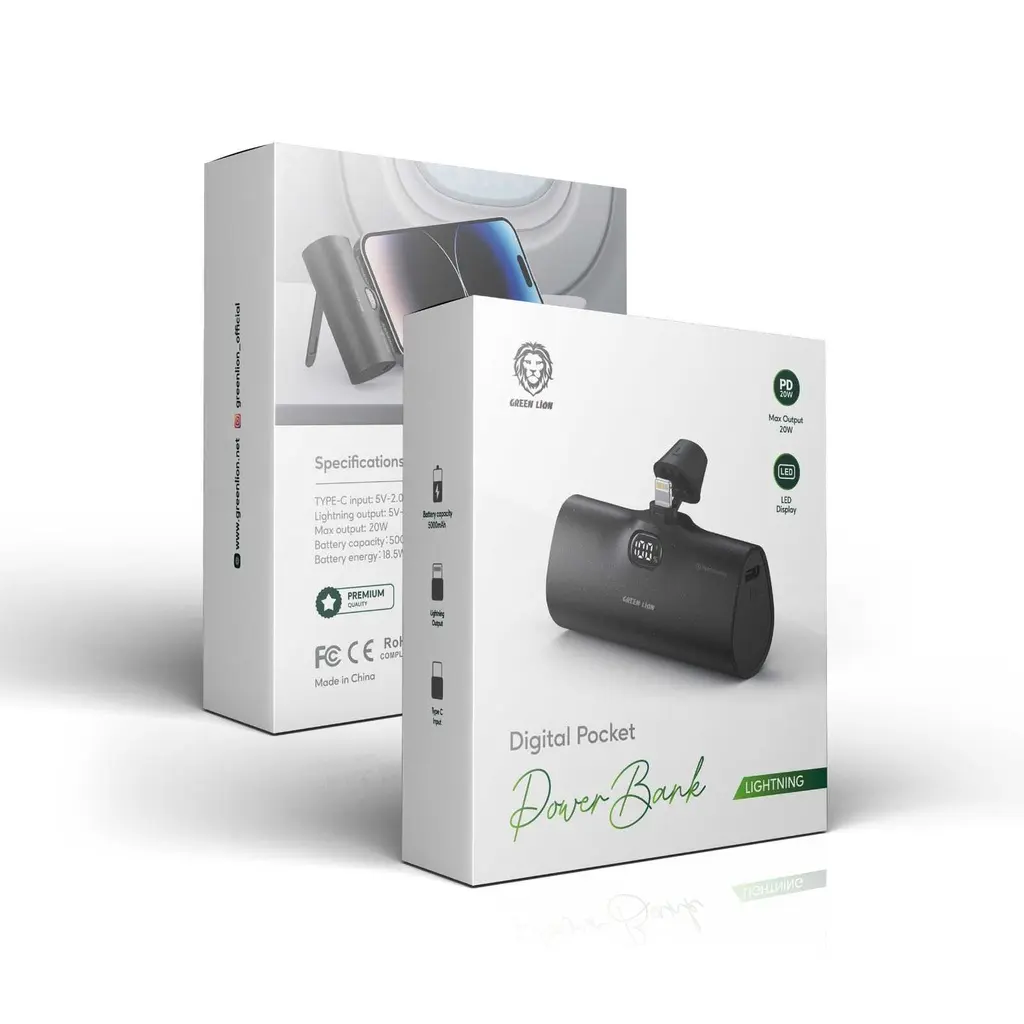 [GNDPPB5KLTGBK]  Green Lion Digital Pocket Power bank.webp
