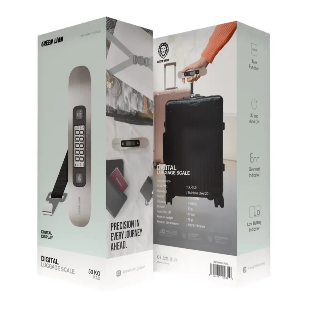 GREEN LION DIGITAL LUGGAGE SCALE - SILVER - Image 6.webp