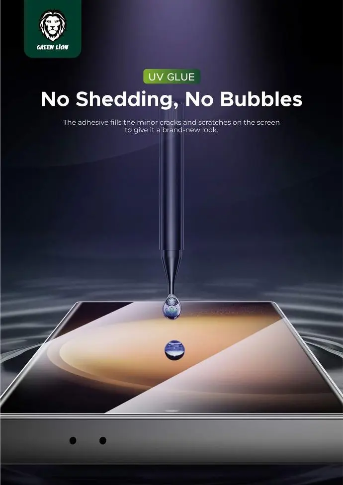 Green Lion S24 Ultra 3D UV Glass High Definition Tempered Glass - Clear  (14).webp