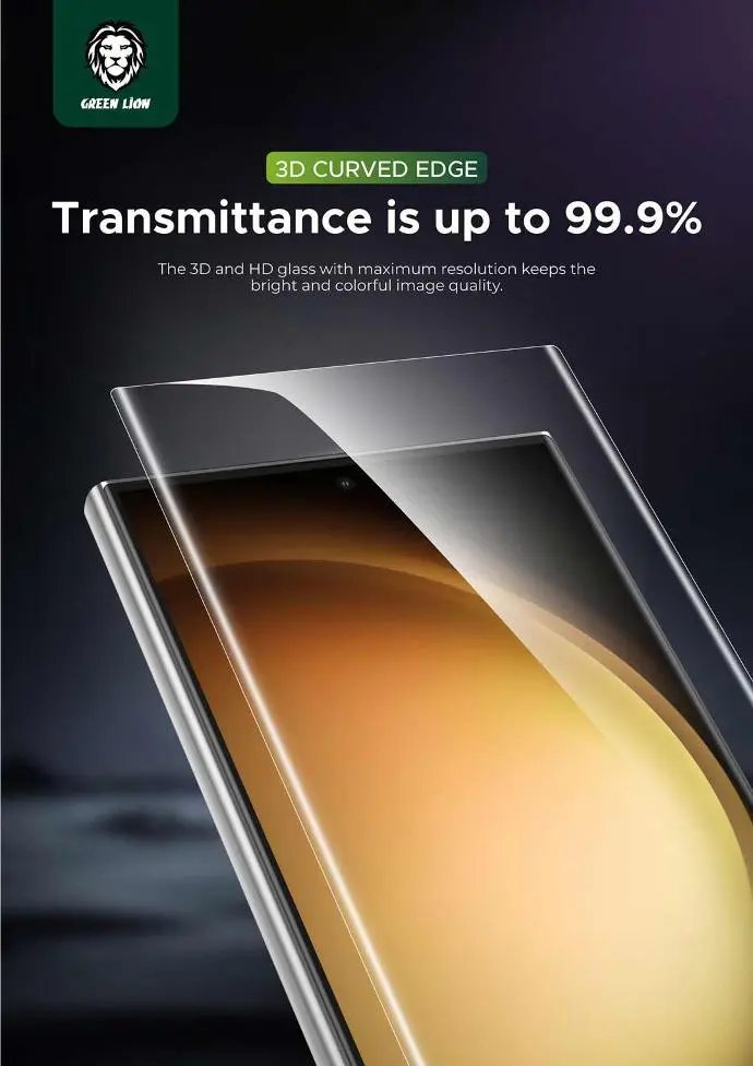 Green Lion S24 Ultra 3D UV Glass High Definition Tempered Glass - Clear (11).webp