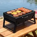 Porodo Lifestyle Portable Folding Mini BBQ Grill - Black3.webp