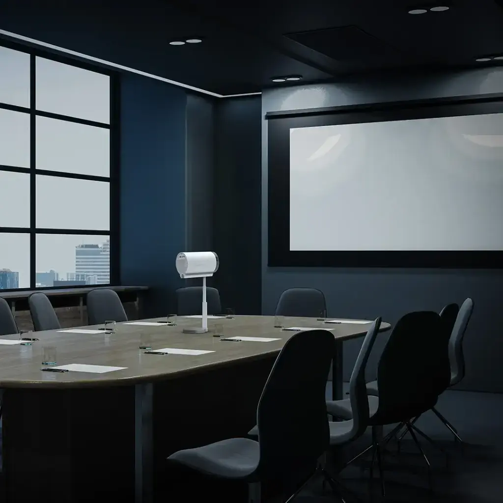 Porodo Lifestyle Lumos Smart HD Projector - White2.webp