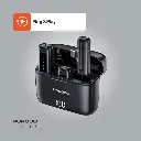 Porodo Lavalier Double Microphone with Charging Case - Black (7).webp