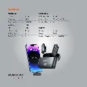 Porodo Lavalier Double Microphone with Charging Case - Black (1).webp