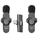 Porodo Audix Pro Lavalier Dual Microphone Type-C & Lightning - Black.webp