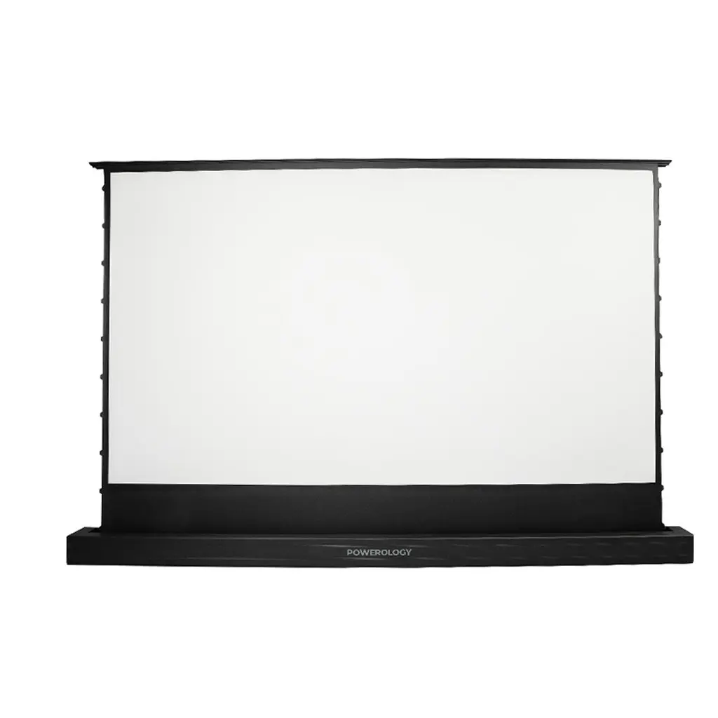 Powerology 100'Motorised Projector Screen - White .webp