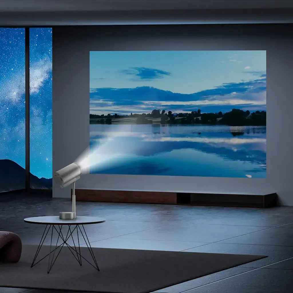 Porodo Lifestyle Lumio Smart FHD Projector - Gray5.webp