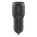 Belkin Dual Usb-A Car charger 24W Black