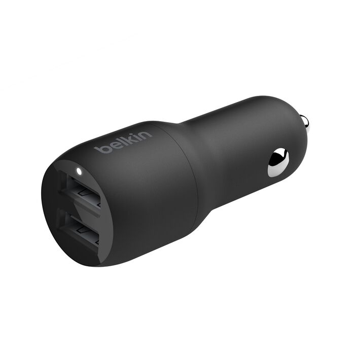 Belkin Dual Usb-A Car charger 24W Black