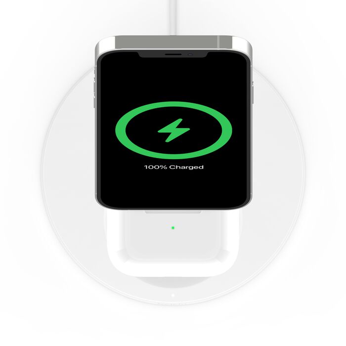 Belkin Boost Charge Pro 2-IN-1 Wireless Charger Stand with MagSafe