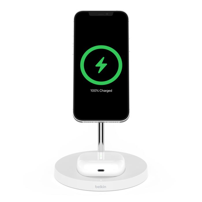 Belkin Boost Charge Pro 2-IN-1 Wireless Charger Stand with MagSafe