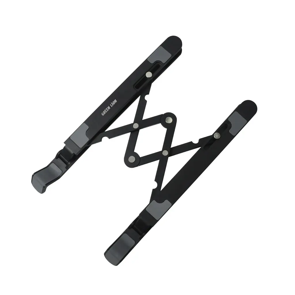 Green Lion Foldable Laptop Stand 7 Tilts - Black (2).webp